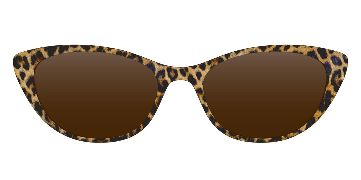 The Polarized Cheetah Spots Sun Top - Front Top Image - Pair Eyewear