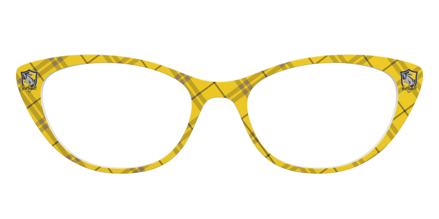 The Hufflepuff™ Plaid - Front Top Image - Pair Eyewear