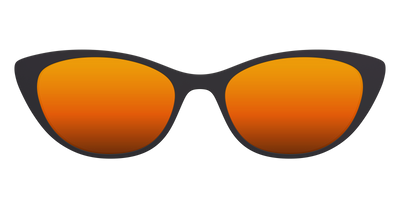 The Polarized Orange Reflective Sun Top - Front Top Thumbnail - Pair Eyewear