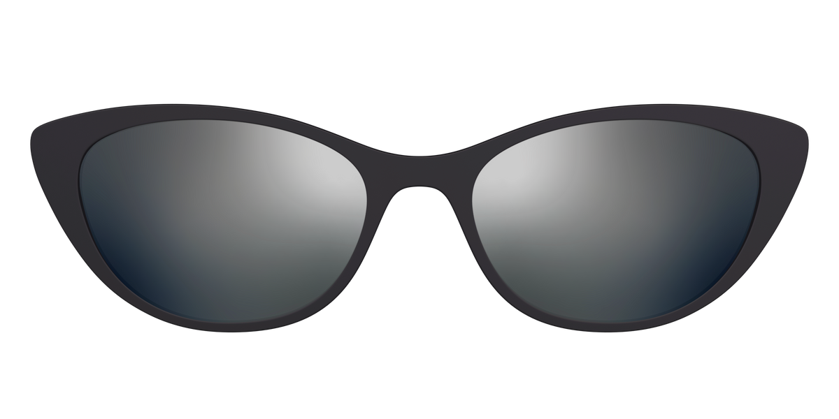 The Polarized Silver Reflective Sun Top - Front Top Image - Pair Eyewear