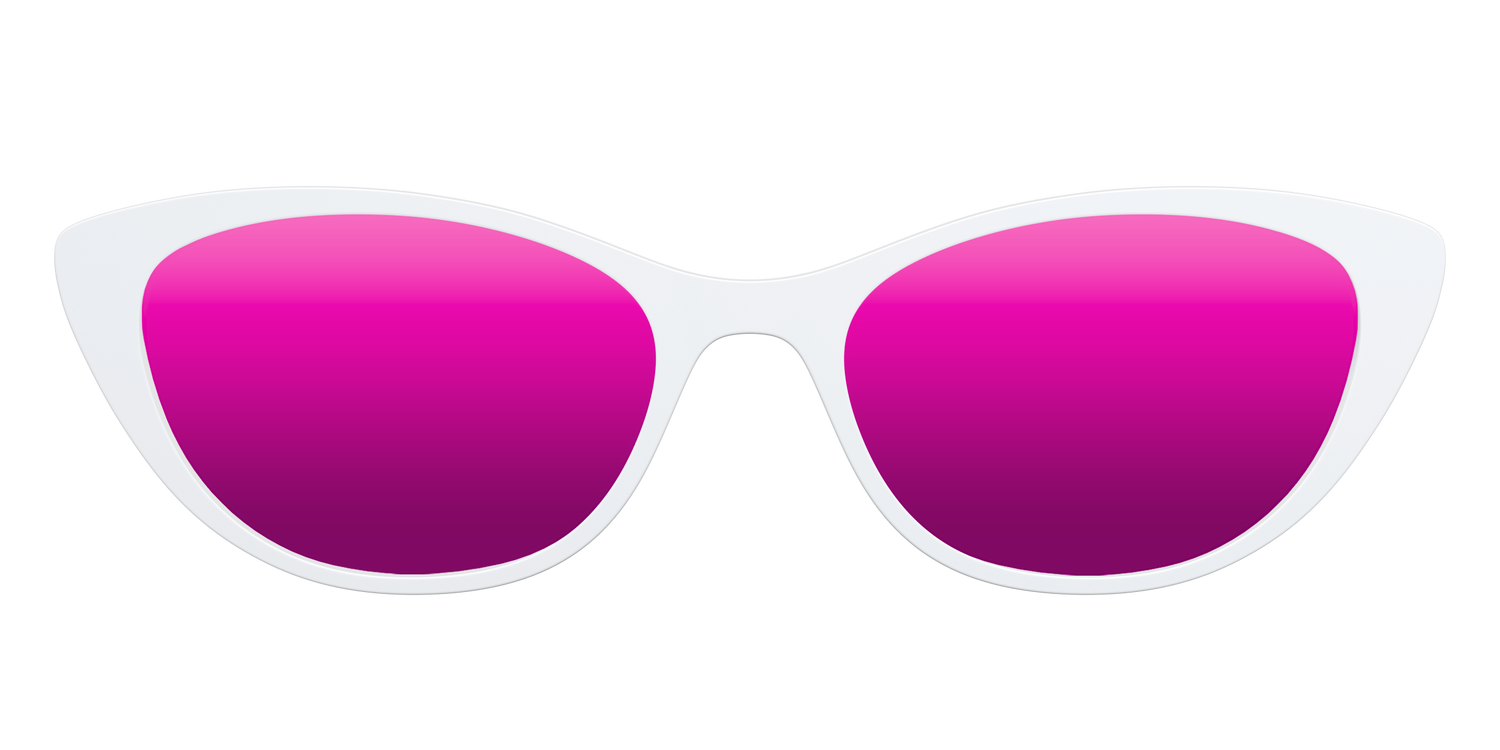 The Polarized White Sun Top - Front Top Image - Pair Eyewear