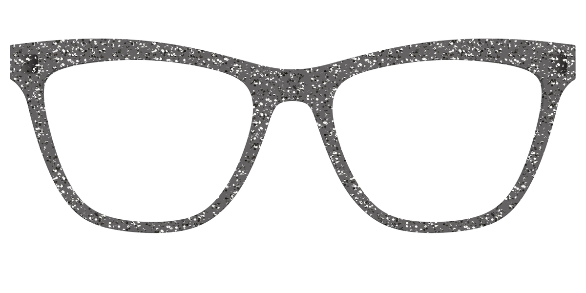 The Black Sparkle - Front Top Image - Pair Eyewear