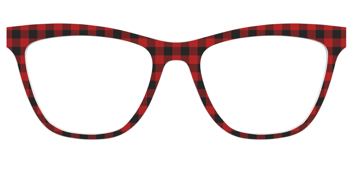 The Buffalo Plaid - Front Top Image - Pair Eyewear