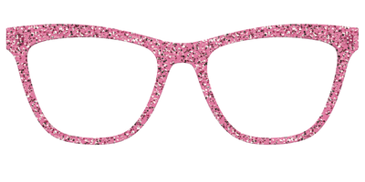 The Hot Pink Sparkle - Front Top Thumbnail - Pair Eyewear
