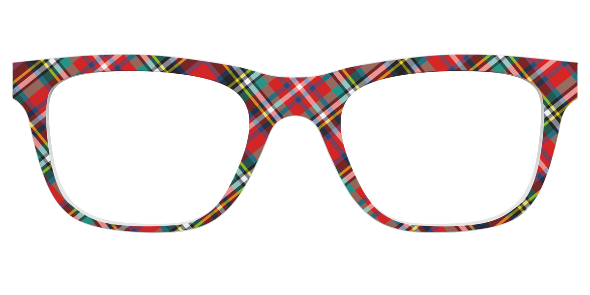 The Winter Plaid - Front Top Image - Pair Eyewear