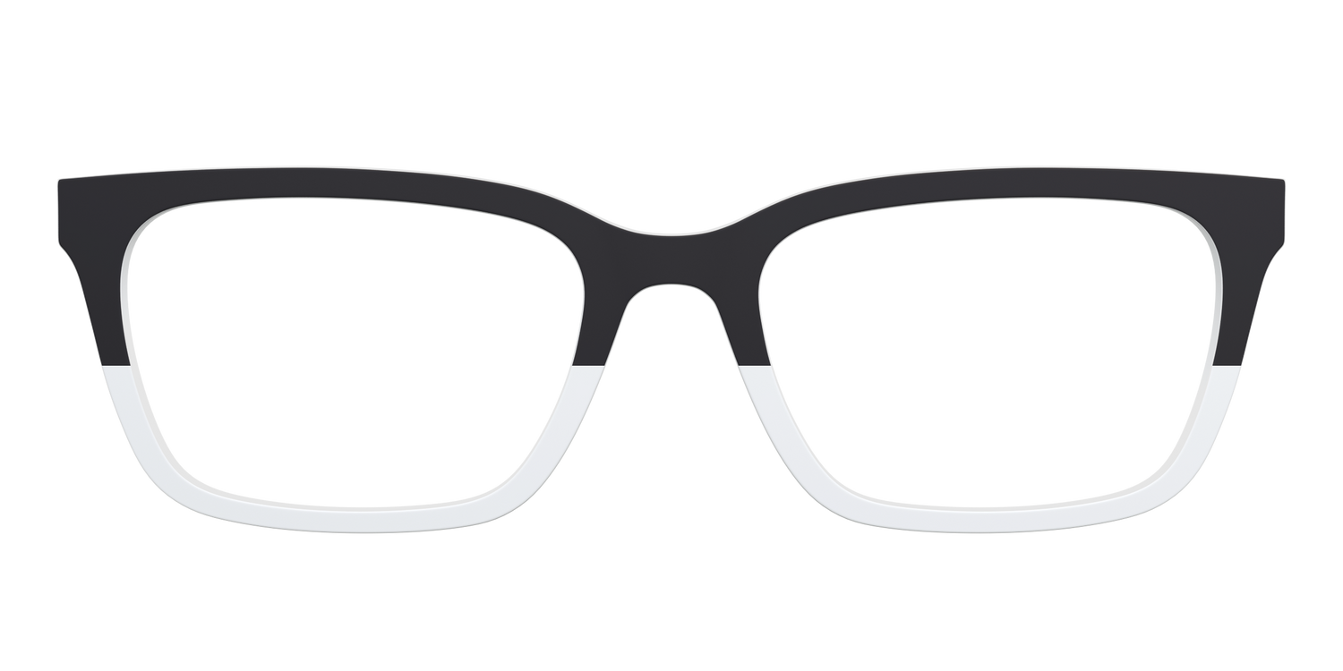 The Black and White - Front Top Image - Pair Eyewear