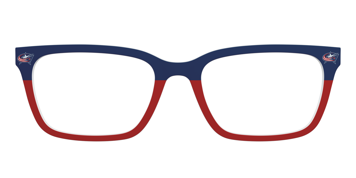 The Blue Jackets® Split - Front Top Image - Pair Eyewear