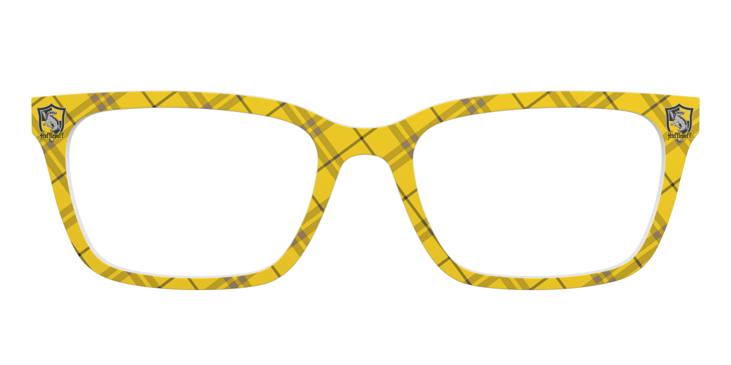 The Hufflepuff™ Plaid - Front Top Image - Pair Eyewear
