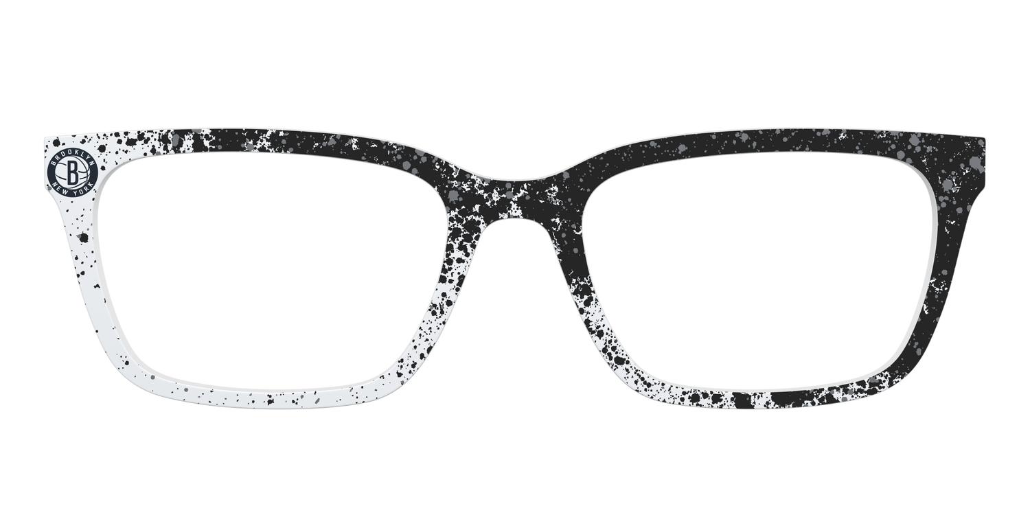 Nets Splatter - Front Top Image - Pair Eyewear