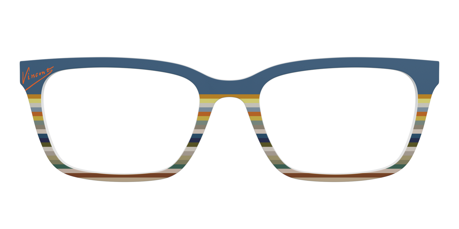 The Vincent Stripes - Front Top Image - Pair Eyewear