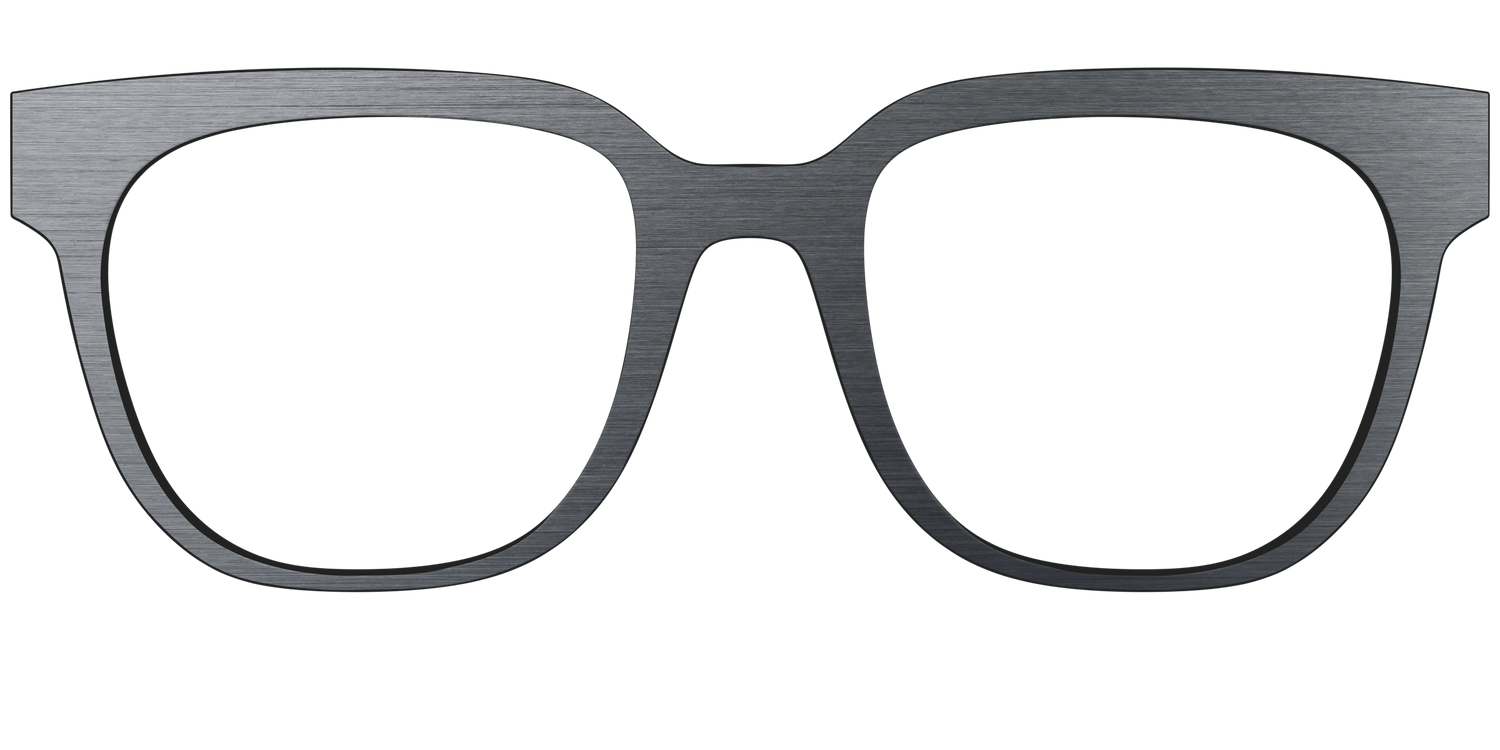 The Brushed Nickel - Front Top Image - Pair Eyewear