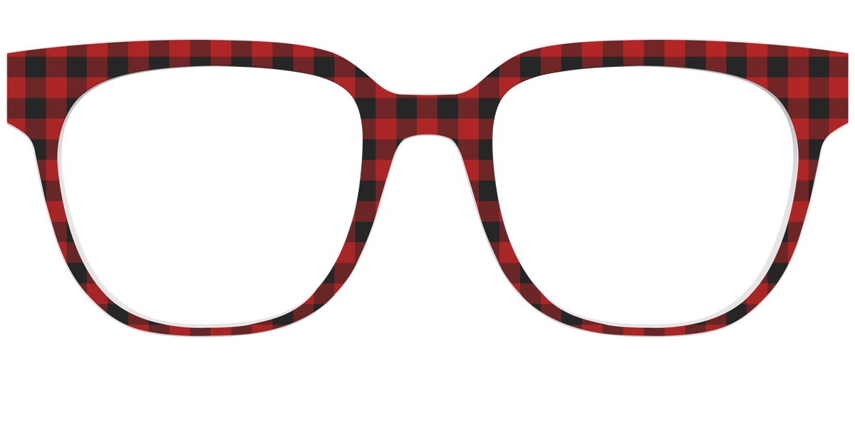 The Buffalo Plaid - Front Top Image - Pair Eyewear