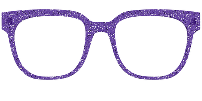 The Electric Purple Sparkle - Front Top Thumbnail - Pair Eyewear