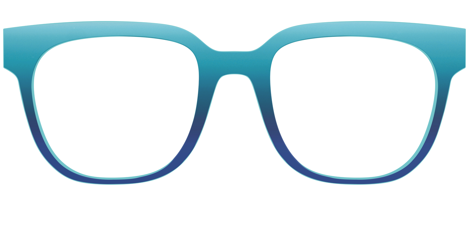 The Ocean Blue - Front Top Image - Pair Eyewear