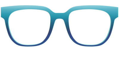 The Ocean Blue - Front Top Thumbnail - Pair Eyewear