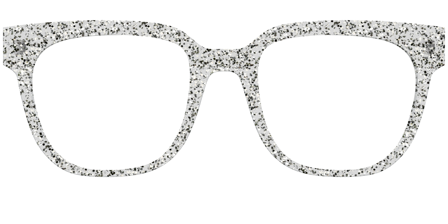 The Silver Sparkle - Front Top Image - Pair Eyewear