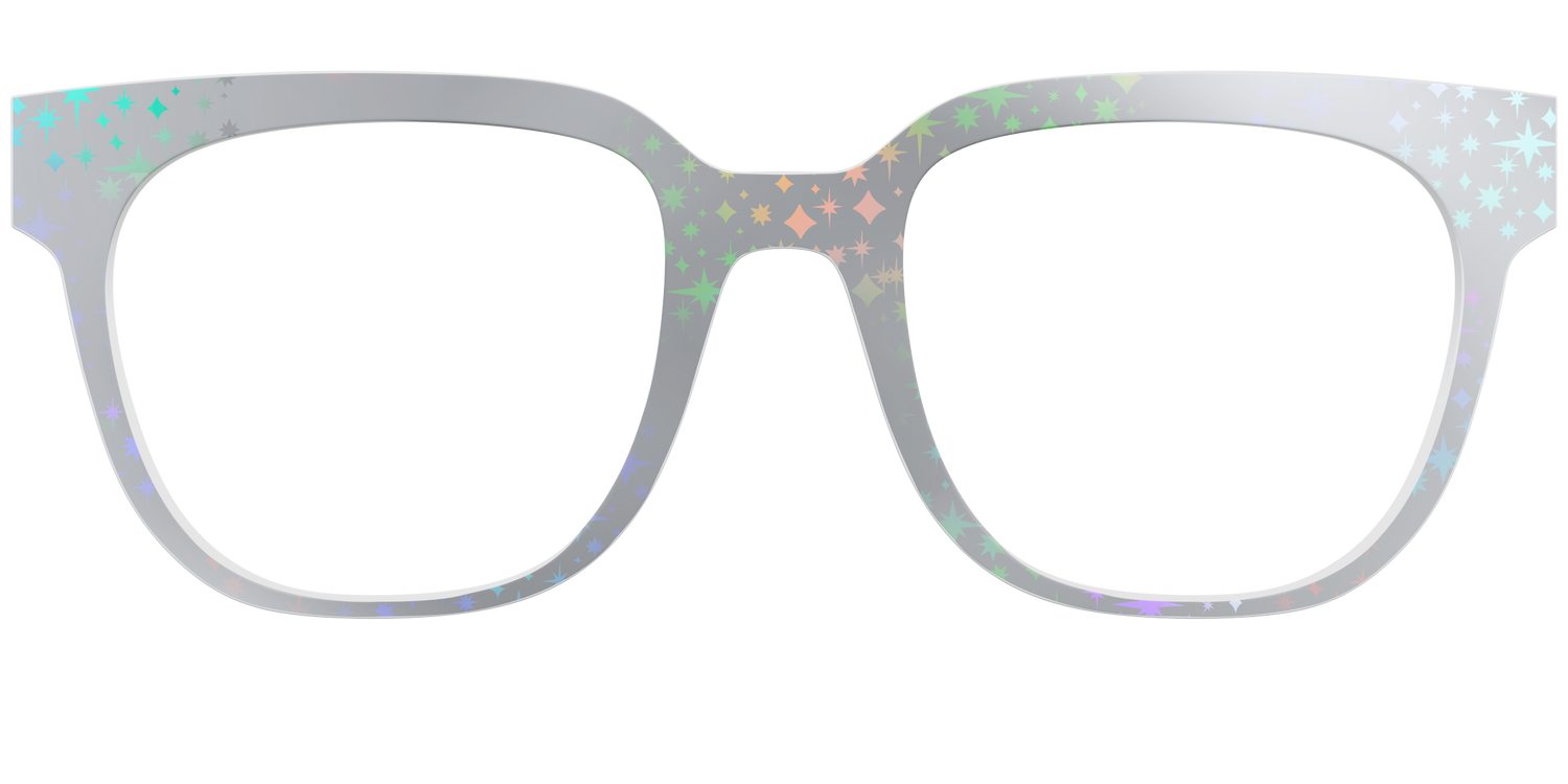 The Silver Starburst - Front Top Image - Pair Eyewear