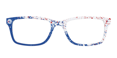 The 76ers Splatter - Front Top Thumbnail - Pair Eyewear