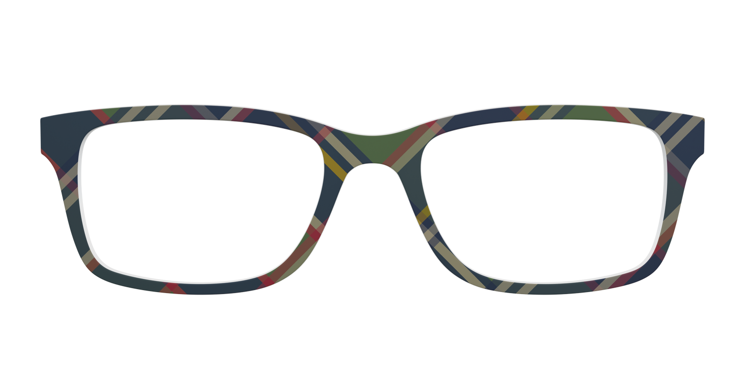 The Flannel Plaid - Front Top Image - Pair Eyewear