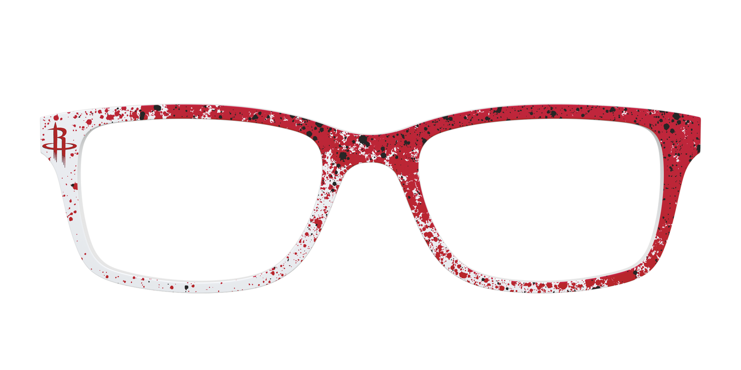 Rockets Splatter - Front Top Image - Pair Eyewear