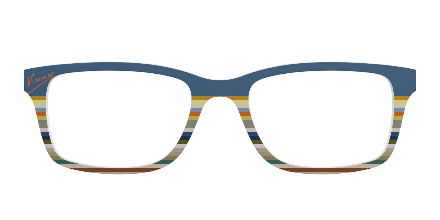 The Vincent Stripes - Front Top Image - Pair Eyewear