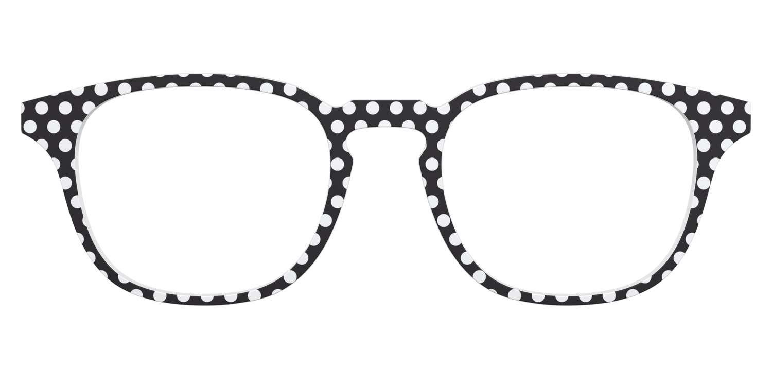 The Black Polka Dots - Front Top Image - Pair Eyewear