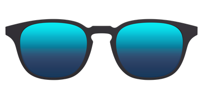 The Polarized Blue Reflective Sun Top - Front Top Thumbnail - Pair Eyewear