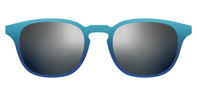 The Polarized Ocean Blue Sun Top - Front Top Thumbnail - Pair Eyewear