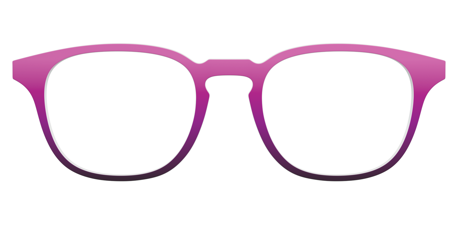 The Pink to Plum Gradient - Front Top Image - Pair Eyewear