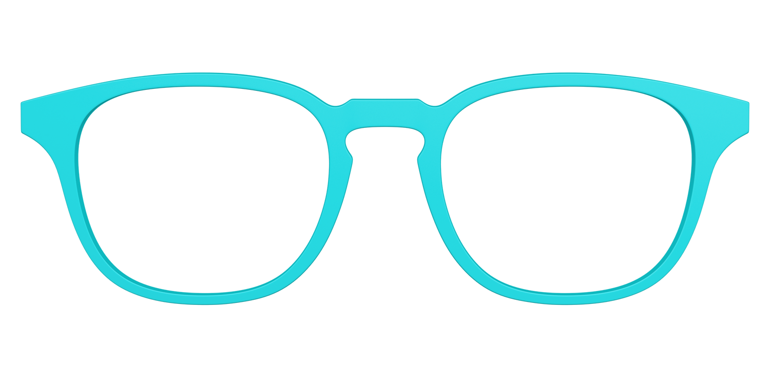 The Turquoise - Front Top Image - Pair Eyewear