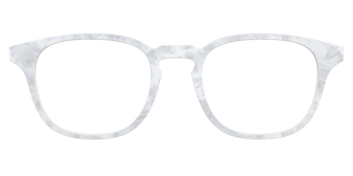 The White Pearlescent - Front Top Image - Pair Eyewear