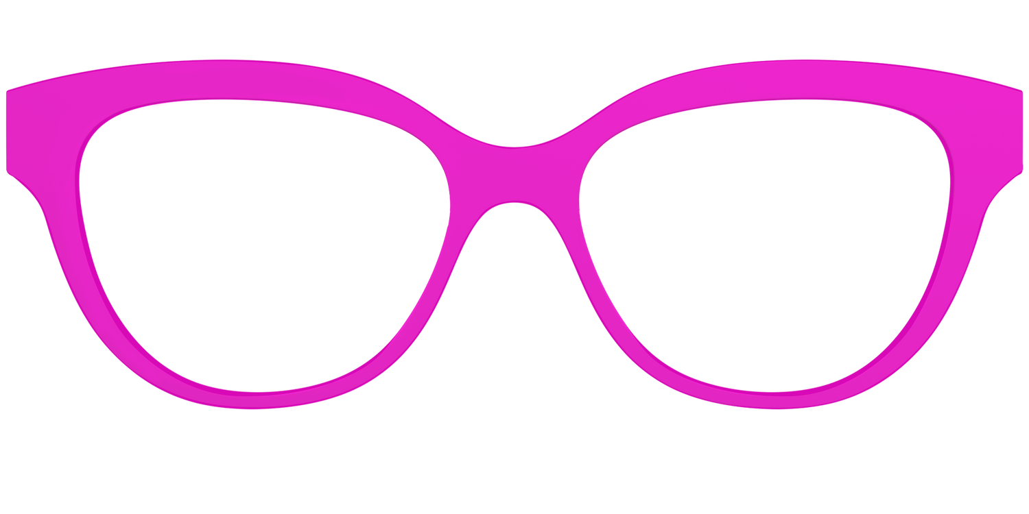 The Hot Pink - Front Top Image - Pair Eyewear
