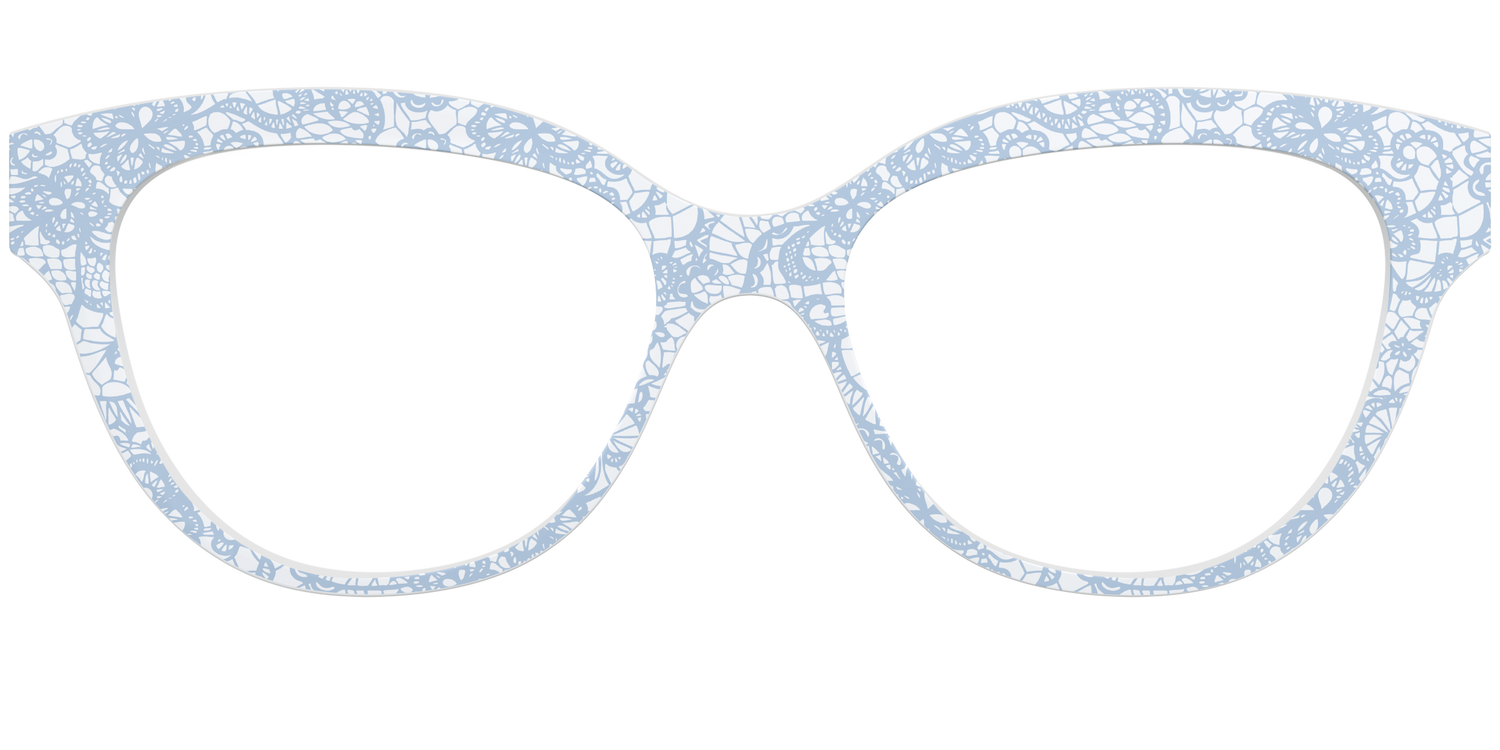 The Something Blue Classic Lace - Front Top Image - Pair Eyewear