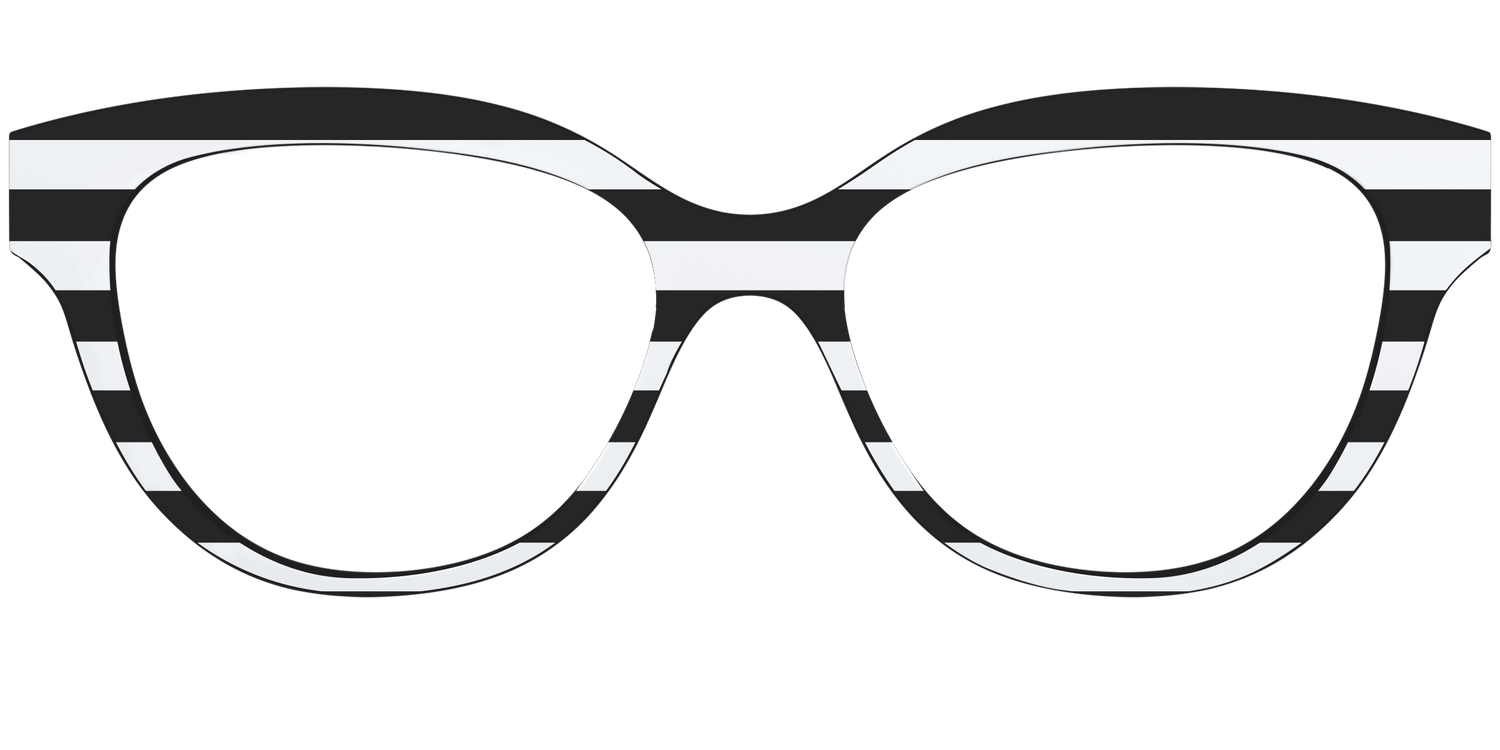 The Striped - Front Top Image - Pair Eyewear