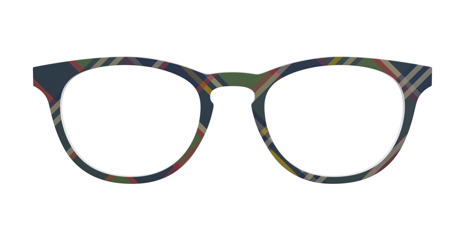 The Flannel Plaid - Front Top Image - Pair Eyewear