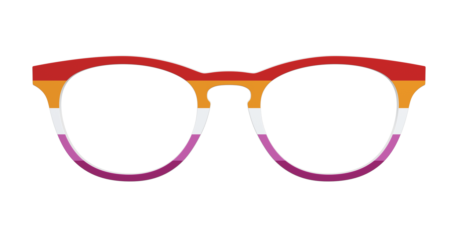 The Lesbian Flag - Front Top Image - Pair Eyewear