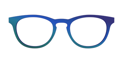 The Peacock Ombre - Front Top Thumbnail - Pair Eyewear