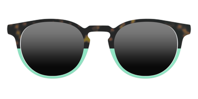 The Polarized Matcha Split Sun Top - Front Top Thumbnail - Pair Eyewear
