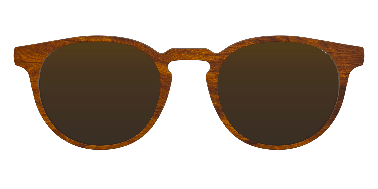 The Polarized Woodgrain Sun Top - Front Top Image - Pair Eyewear