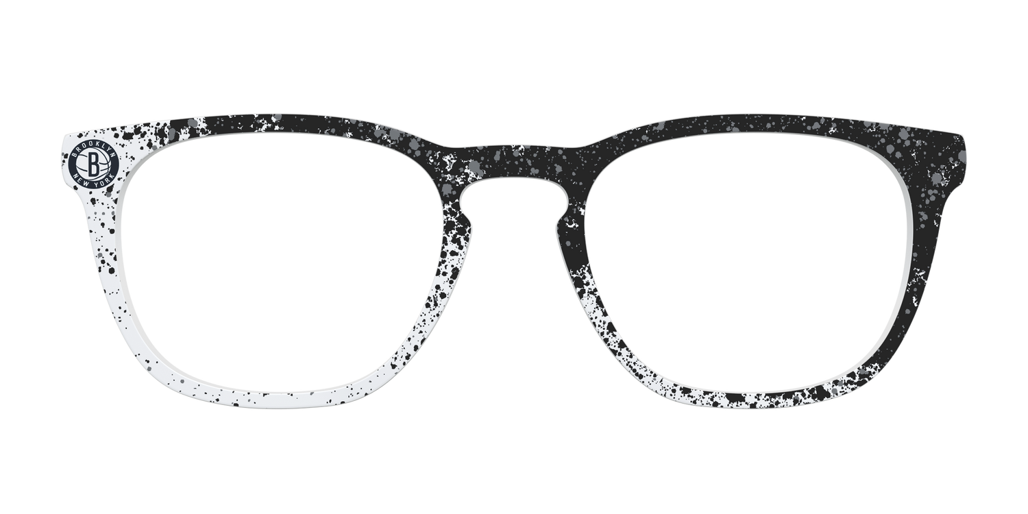 Nets Splatter - Front Top Image - Pair Eyewear