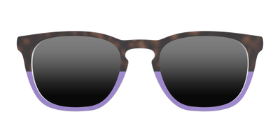 The Polarized Purple Tortoise Sun Top - Front Top Thumbnail - Pair Eyewear