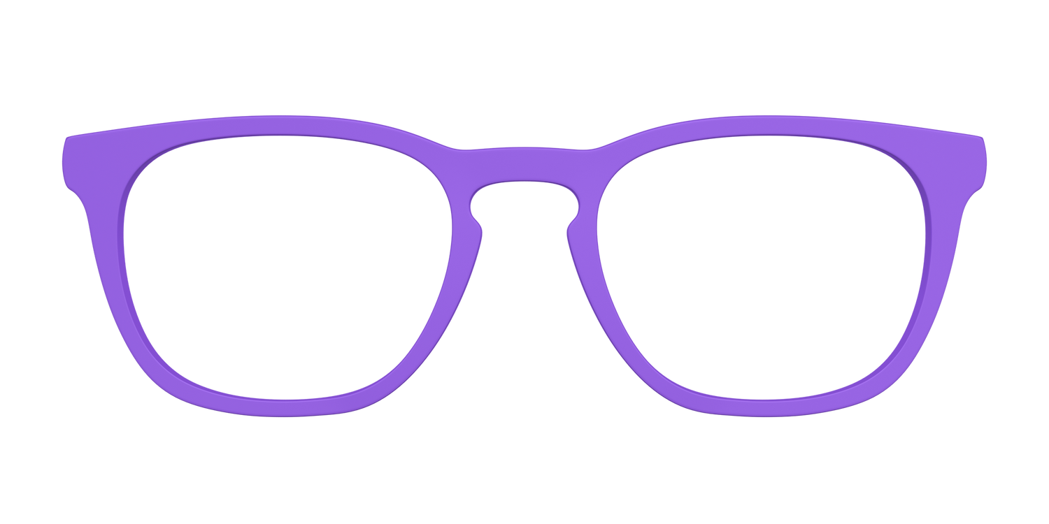The Purple - Front Top Image - Pair Eyewear